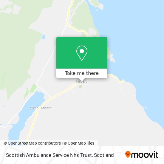 Scottish Ambulance Service Nhs Trust map