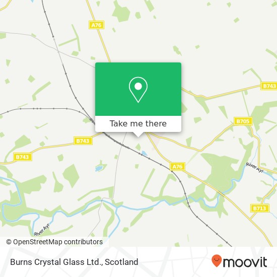 Burns Crystal Glass Ltd. map