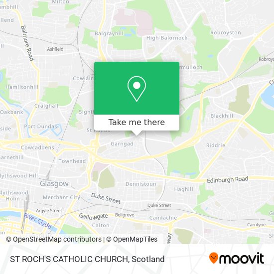 ST ROCH'S CATHOLIC CHURCH map