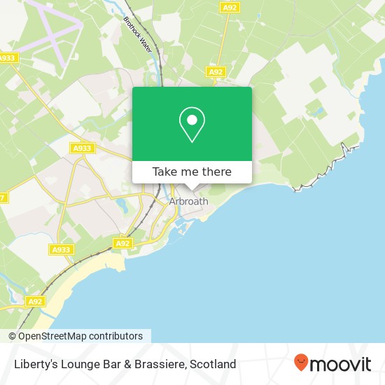 Liberty's Lounge Bar & Brassiere map