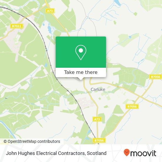 John Hughes Electrical Contractors map