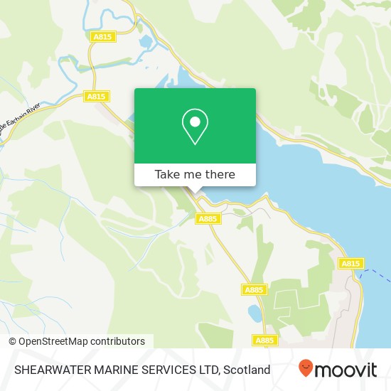 SHEARWATER MARINE SERVICES LTD map