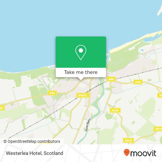 Westerlea Hotel map