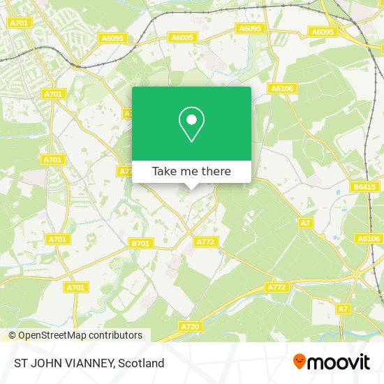 ST JOHN VIANNEY map