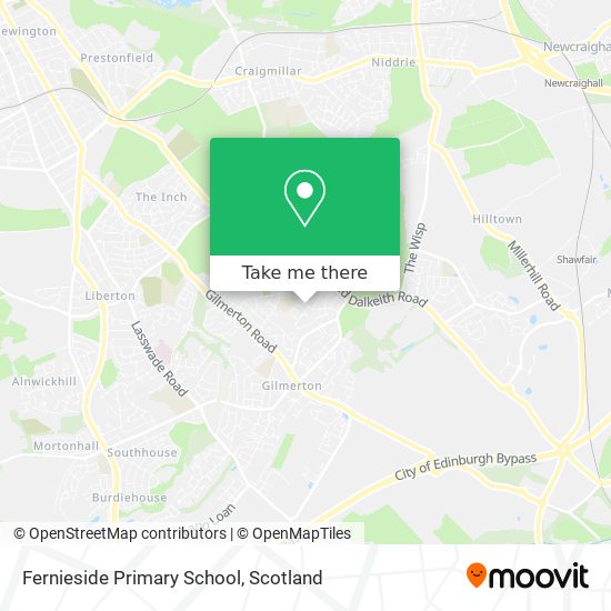 Fernieside Primary School map
