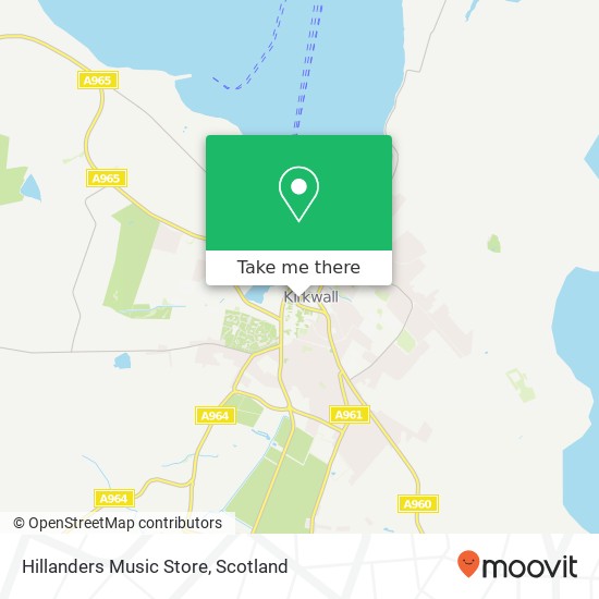 Hillanders Music Store map