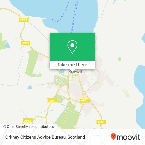 Orkney Citizens Advice Bureau map