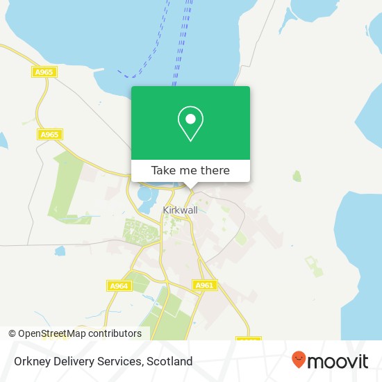 Orkney Delivery Services map