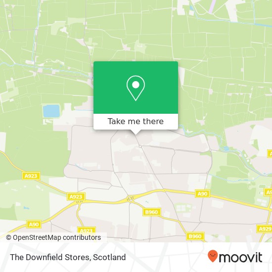 The Downfield Stores map