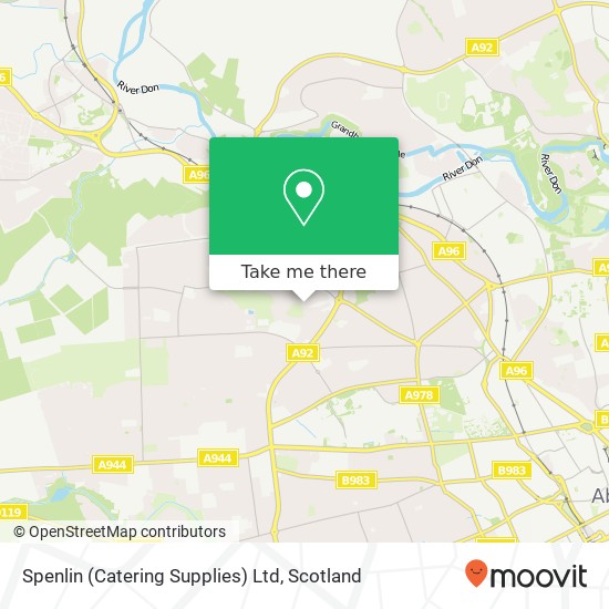 Spenlin (Catering Supplies) Ltd map