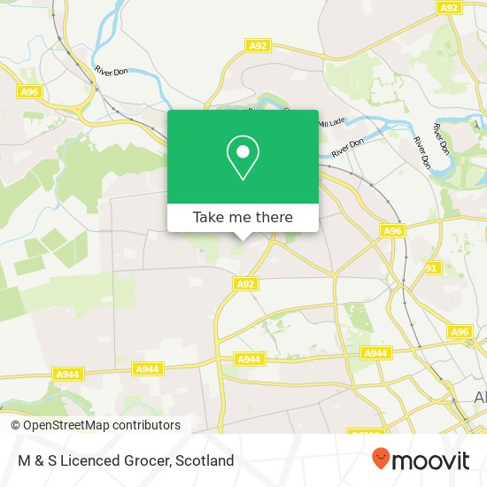 M & S Licenced Grocer map