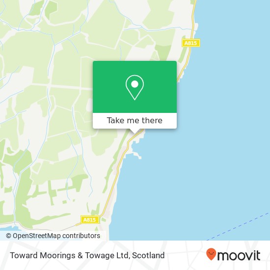 Toward Moorings & Towage Ltd map