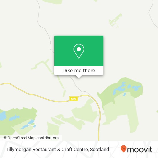 Tillymorgan Restaurant & Craft Centre map