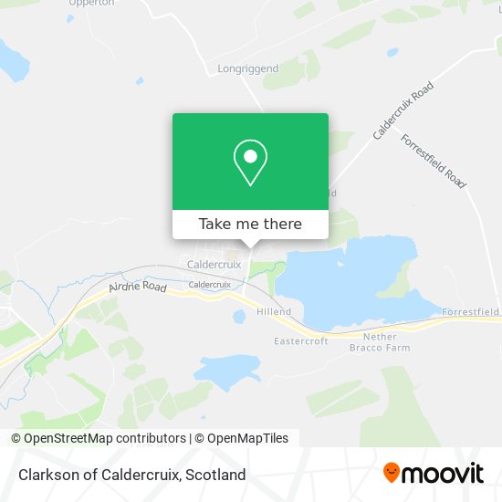 Clarkson of Caldercruix map