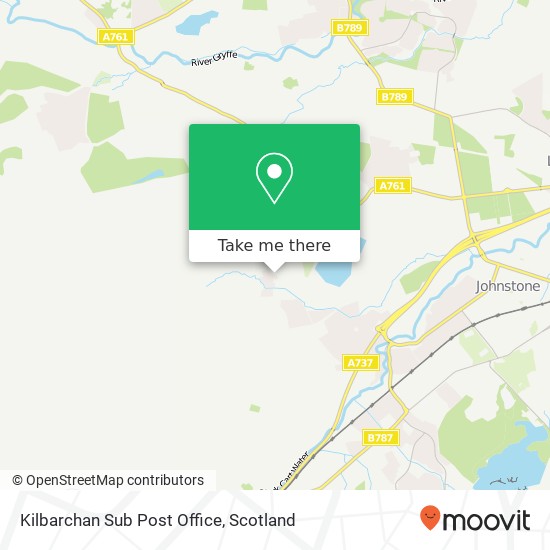 Kilbarchan Sub Post Office map