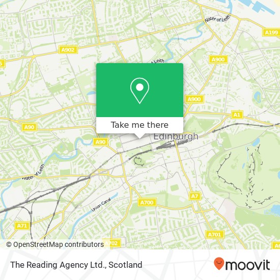 The Reading Agency Ltd. map