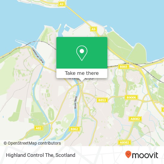 Highland Control The map