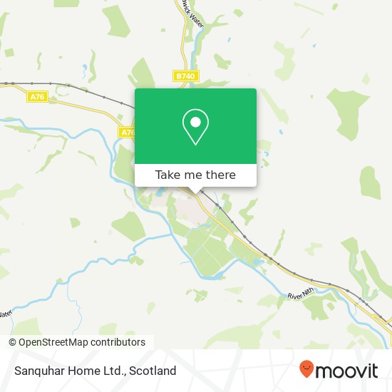 Sanquhar Home Ltd. map