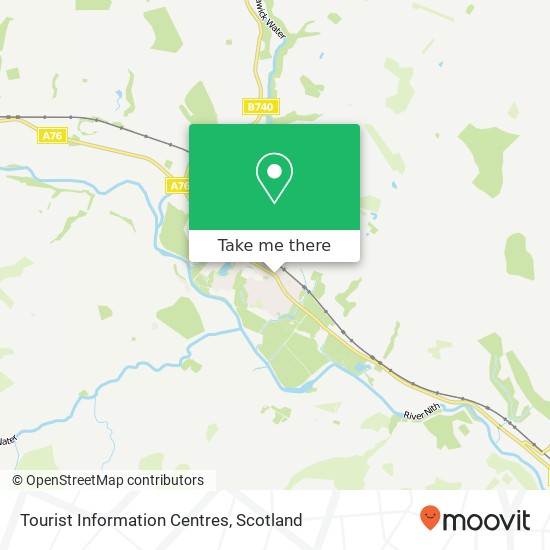 Tourist Information Centres map