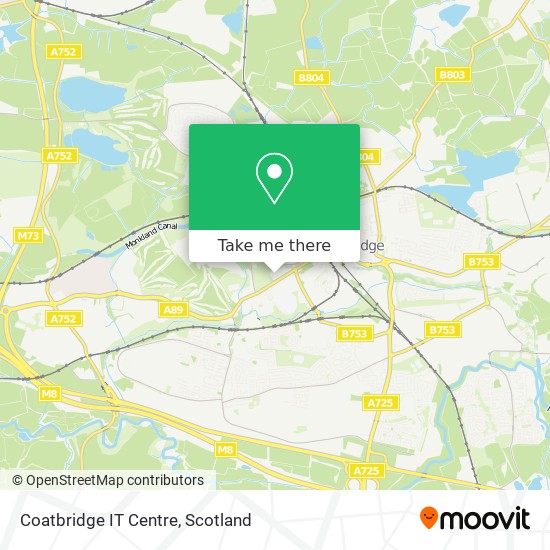 Coatbridge IT Centre map