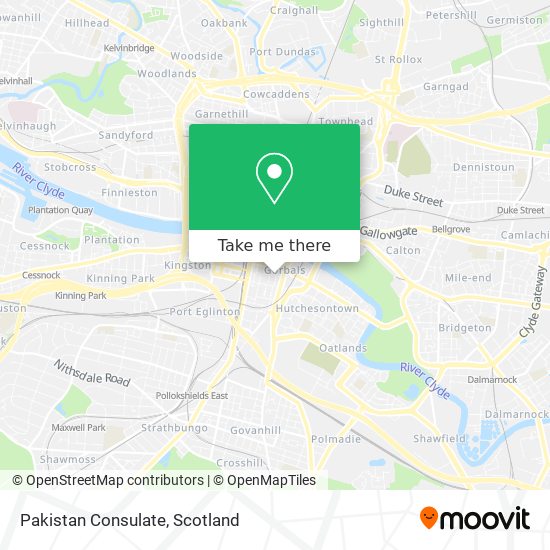 Pakistan Consulate map