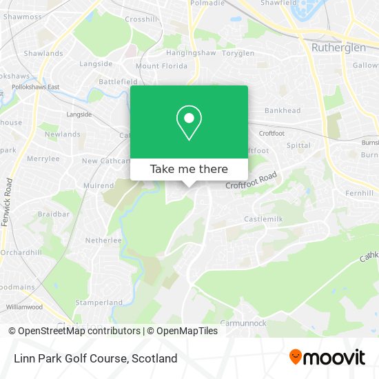 Linn Park Golf Course map