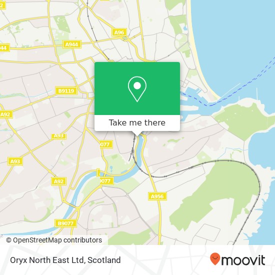 Oryx North East Ltd map