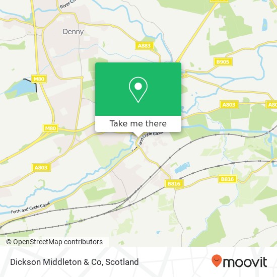 Dickson Middleton & Co map
