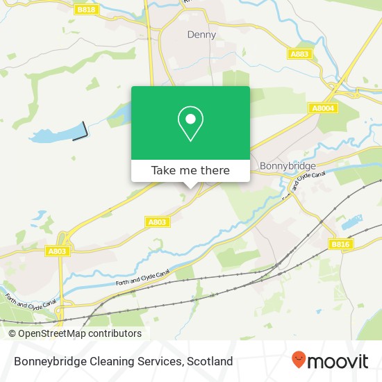 Bonneybridge Cleaning Services map