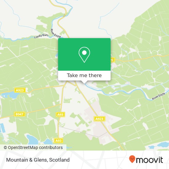 Mountain & Glens map