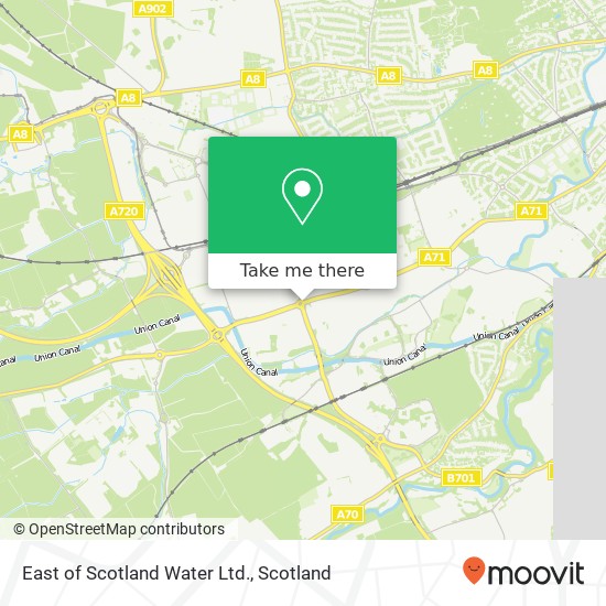 East of Scotland Water Ltd. map