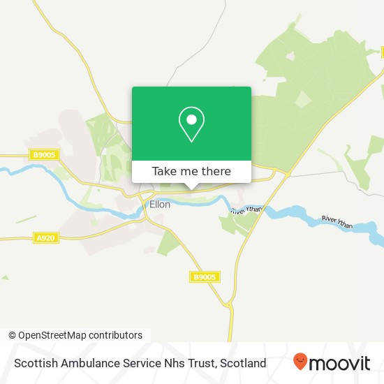 Scottish Ambulance Service Nhs Trust map