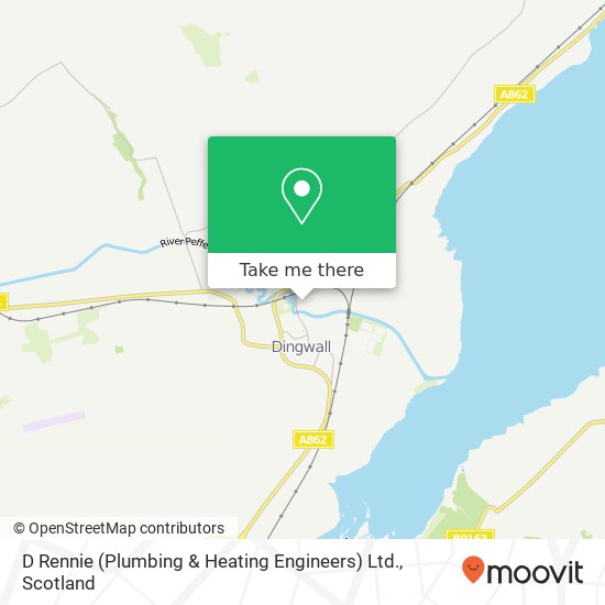 D Rennie (Plumbing & Heating Engineers) Ltd. map