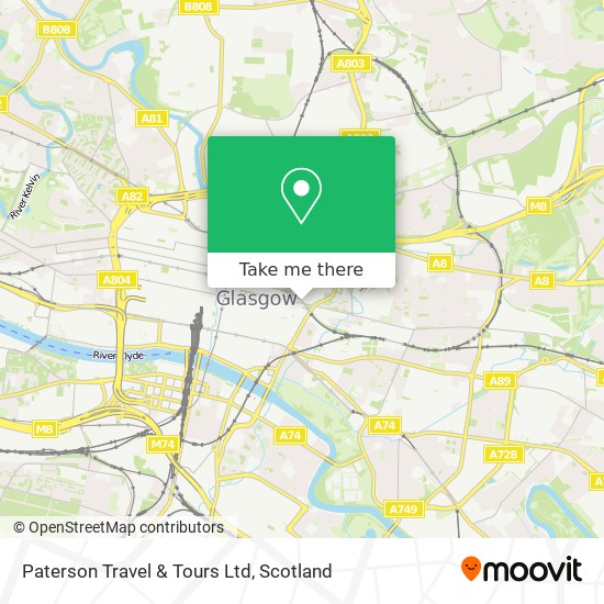 Paterson Travel & Tours Ltd map