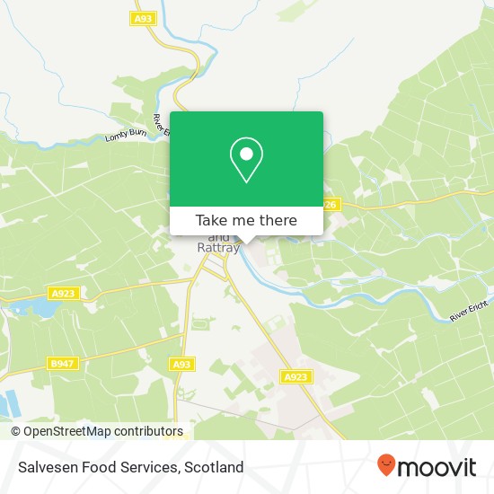 Salvesen Food Services map