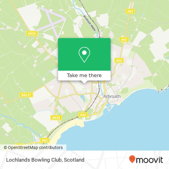 Lochlands Bowling Club map