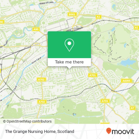 The Grange Nursing Home map