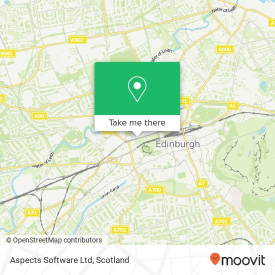 Aspects Software Ltd map
