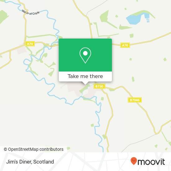 Jim's Diner map