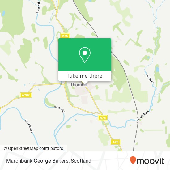 Marchbank George Bakers map