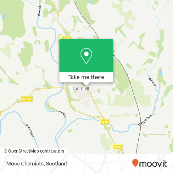 Moss Chemists map