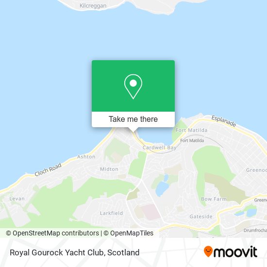 Royal Gourock Yacht Club map