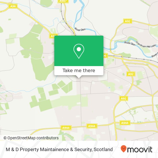 M & D Property Maintainence & Security map