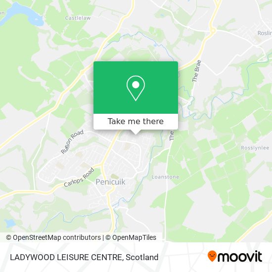 LADYWOOD LEISURE CENTRE map