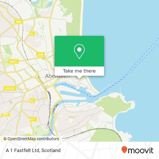 A 1 Fastfelt Ltd map