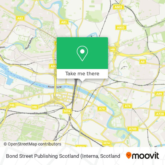 Bond Street Publishing Scotland map