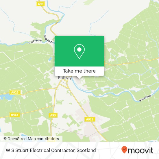 W S Stuart Electrical Contractor map