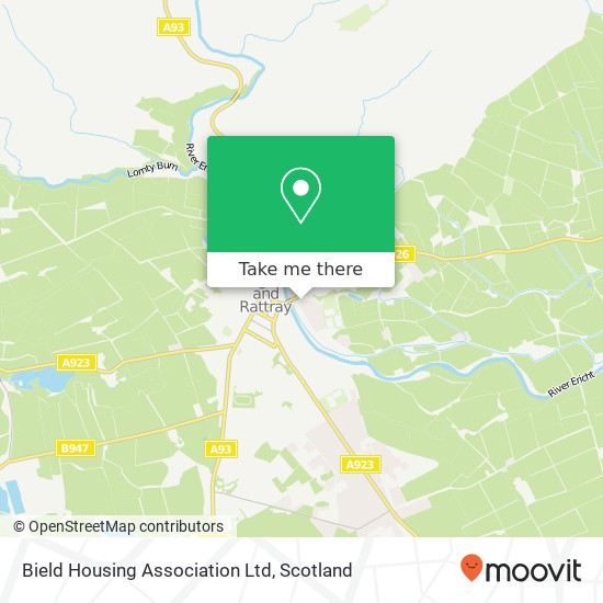 Bield Housing Association Ltd map