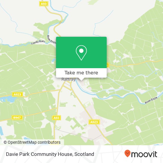Davie Park Community House map