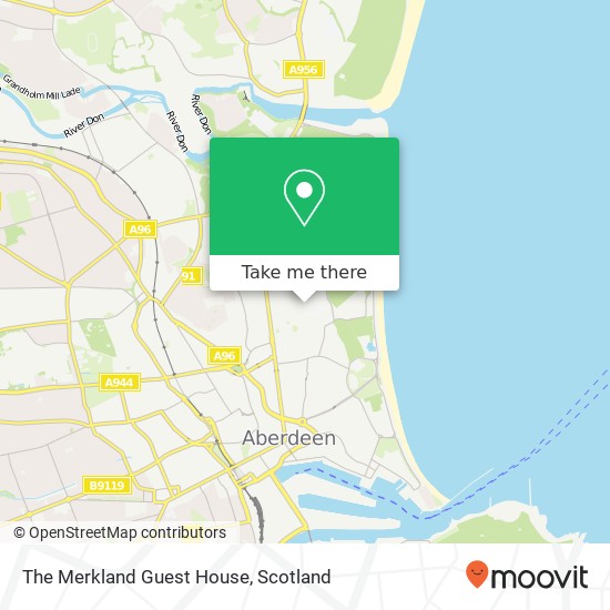 The Merkland Guest House map